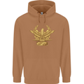 Gym Training Top Bodybuilding SPQR Mens 80% Cotton Hoodie Caramel Latte