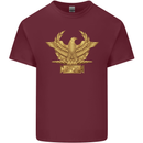 Gym Training Top Bodybuilding SPQR Mens Cotton T-Shirt Tee Top Maroon