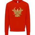 Gym Training Top Bodybuilding SPQR Mens Sweatshirt Jumper Bright Red