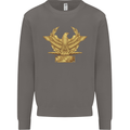 Gym Training Top Bodybuilding SPQR Mens Sweatshirt Jumper Charcoal