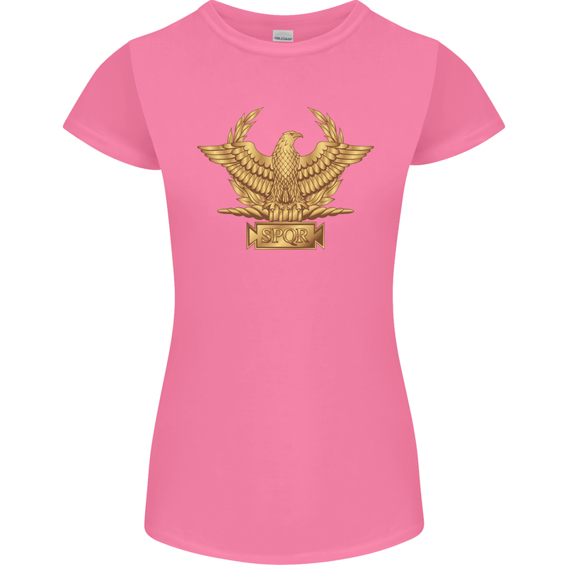 Gym Training Top Bodybuilding SPQR Womens Petite Cut T-Shirt Azalea