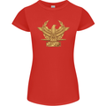 Gym Training Top Bodybuilding SPQR Womens Petite Cut T-Shirt Red