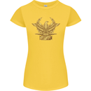 Gym Training Top Bodybuilding SPQR Womens Petite Cut T-Shirt Yellow