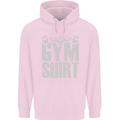 Gym Training Top Bodybuilding Weightlifting Childrens Kids Hoodie Light Pink