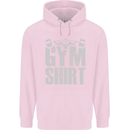 Gym Training Top Bodybuilding Weightlifting Childrens Kids Hoodie Light Pink