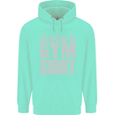 Gym Training Top Bodybuilding Weightlifting Childrens Kids Hoodie Peppermint