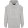 Gym Training Top Bodybuilding Weightlifting Childrens Kids Hoodie Sports Grey