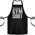 Gym Training Top Bodybuilding Weightlifting Cotton Apron 100% Organic Black