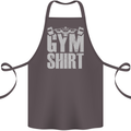 Gym Training Top Bodybuilding Weightlifting Cotton Apron 100% Organic Dark Grey