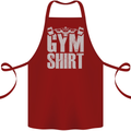 Gym Training Top Bodybuilding Weightlifting Cotton Apron 100% Organic Maroon