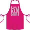 Gym Training Top Bodybuilding Weightlifting Cotton Apron 100% Organic Pink