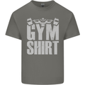 Gym Training Top Bodybuilding Weightlifting Kids T-Shirt Childrens Charcoal