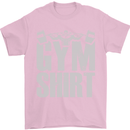Gym Training Top Bodybuilding Weightlifting Mens T-Shirt Cotton Gildan Light Pink