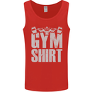 Gym Training Top Bodybuilding Weightlifting Mens Vest Tank Top Red