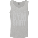 Gym Training Top Bodybuilding Weightlifting Mens Vest Tank Top Sports Grey