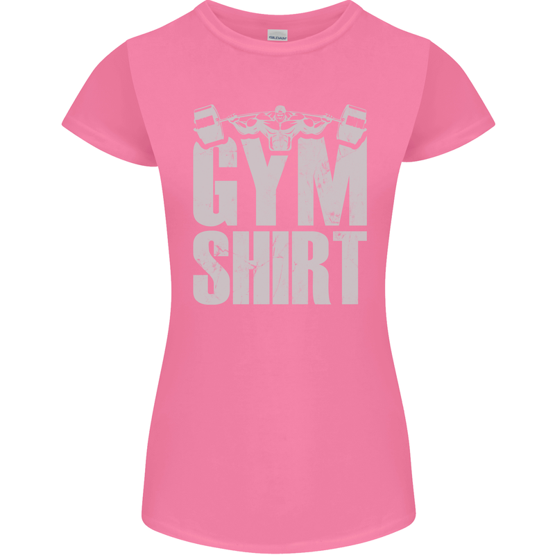 Gym Training Top Bodybuilding Weightlifting Womens Petite Cut T-Shirt Azalea