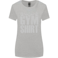 Gym Training Top Bodybuilding Weightlifting Womens Wider Cut T-Shirt Sports Grey