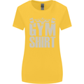 Gym Training Top Bodybuilding Weightlifting Womens Wider Cut T-Shirt Yellow