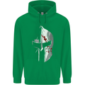 Gym Training Top Spartan Helmet MMA Childrens Kids Hoodie Irish Green