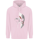 Gym Training Top Spartan Helmet MMA Childrens Kids Hoodie Light Pink