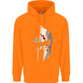 Gym Training Top Spartan Helmet MMA Childrens Kids Hoodie Orange