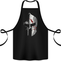 Gym Training Top Spartan Helmet MMA Cotton Apron 100% Organic Black