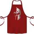 Gym Training Top Spartan Helmet MMA Cotton Apron 100% Organic Maroon