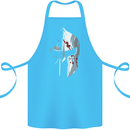 Gym Training Top Spartan Helmet MMA Cotton Apron 100% Organic Turquoise