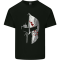 Gym Training Top Spartan Helmet MMA Kids T-Shirt Childrens Black