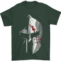 Gym Training Top Spartan Helmet MMA Mens T-Shirt Cotton Gildan Forest Green