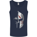 Gym Training Top Spartan Helmet MMA Mens Vest Tank Top Navy Blue