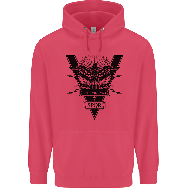 Gym Training Top Weightlifting SPQR Roman Childrens Kids Hoodie Heliconia