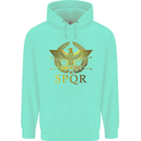 Gym Training Top Weightlifting SPQR Roman Childrens Kids Hoodie Peppermint