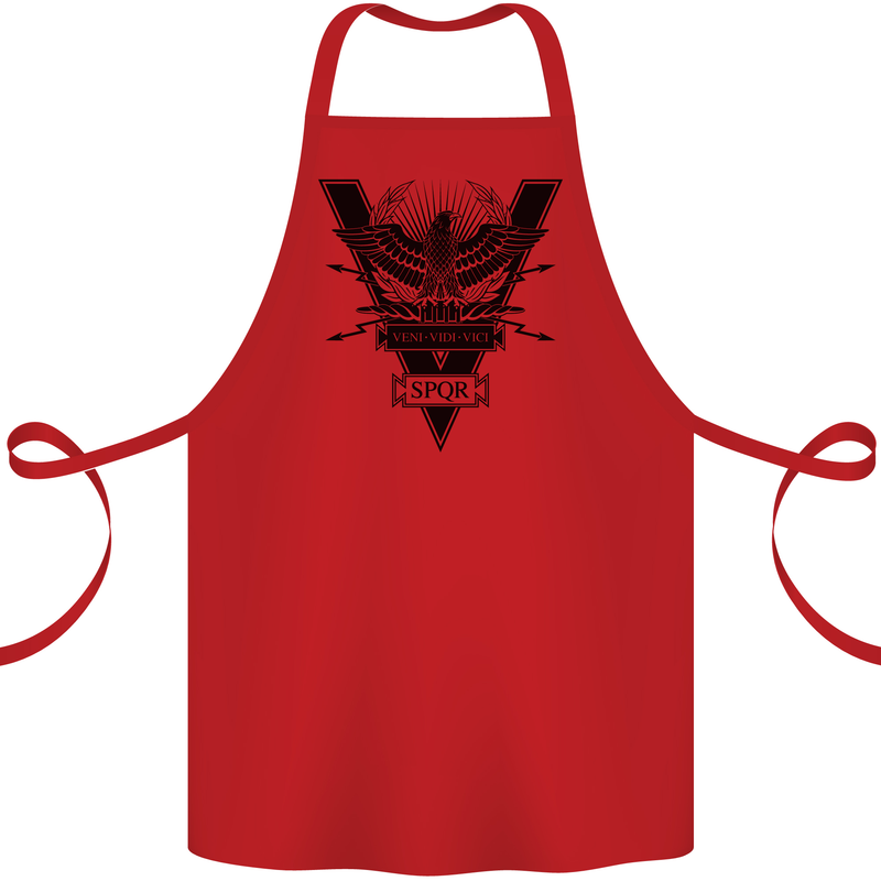Gym Training Top Weightlifting SPQR Roman Cotton Apron 100% Organic Red