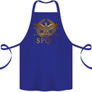 Gym Training Top Weightlifting SPQR Roman Cotton Apron 100% Organic Royal Blue