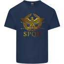 Gym Training Top Weightlifting SPQR Roman Kids T-Shirt Childrens Navy Blue