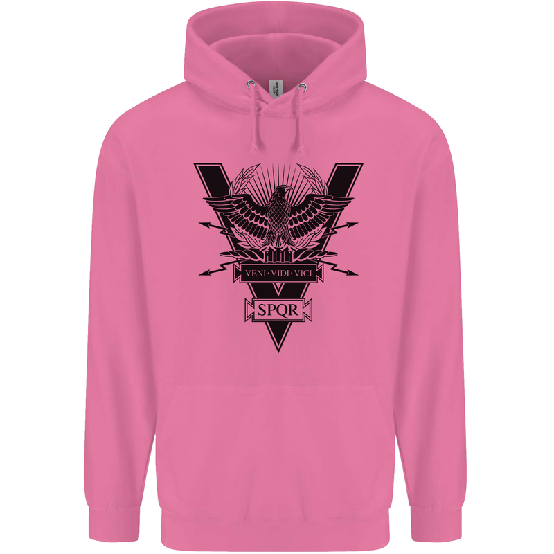 Gym Training Top Weightlifting SPQR Roman Mens 80% Cotton Hoodie Azelea