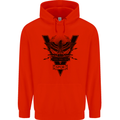 Gym Training Top Weightlifting SPQR Roman Mens 80% Cotton Hoodie Bright Red