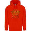Gym Training Top Weightlifting SPQR Roman Mens 80% Cotton Hoodie Bright Red
