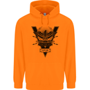 Gym Training Top Weightlifting SPQR Roman Mens 80% Cotton Hoodie Orange