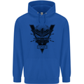 Gym Training Top Weightlifting SPQR Roman Mens 80% Cotton Hoodie Royal Blue