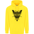Gym Training Top Weightlifting SPQR Roman Mens 80% Cotton Hoodie Yellow