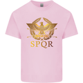 Gym Training Top Weightlifting SPQR Roman Mens Cotton T-Shirt Tee Top Light Pink