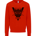 Gym Training Top Weightlifting SPQR Roman Mens Sweatshirt Jumper Bright Red