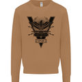 Gym Training Top Weightlifting SPQR Roman Mens Sweatshirt Jumper Caramel Latte