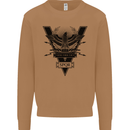 Gym Training Top Weightlifting SPQR Roman Mens Sweatshirt Jumper Caramel Latte