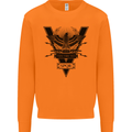 Gym Training Top Weightlifting SPQR Roman Mens Sweatshirt Jumper Orange