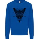 Gym Training Top Weightlifting SPQR Roman Mens Sweatshirt Jumper Royal Blue