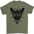 Gym Training Top Weightlifting SPQR Roman Mens T-Shirt 100% Cotton Military Green