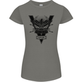 Gym Training Top Weightlifting SPQR Roman Womens Petite Cut T-Shirt Charcoal